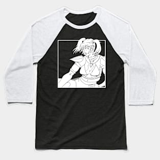 Space Warrior Girl Baseball T-Shirt